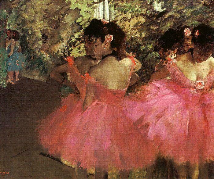 Edgar Degas Dancers in Pink_f